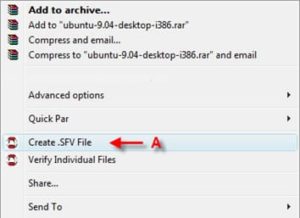 How to Use QuickSFV to Create .SFV Files