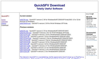 QuickSFV download