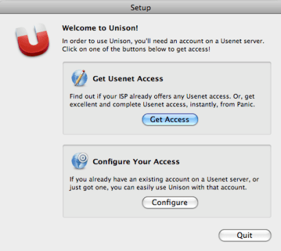 Configure Your Usenet Access