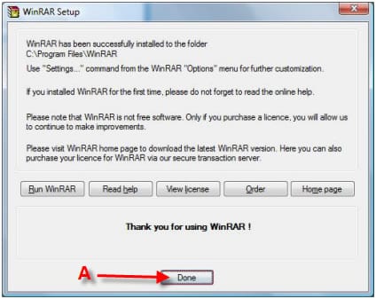 Winrar setup 2